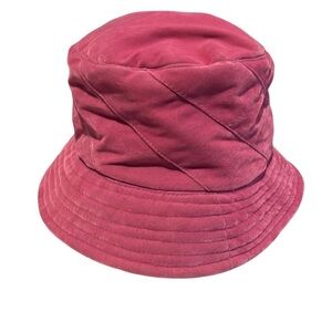 Bucket Hat one size pink velvet lined  bucket hat , Barbie Pink
